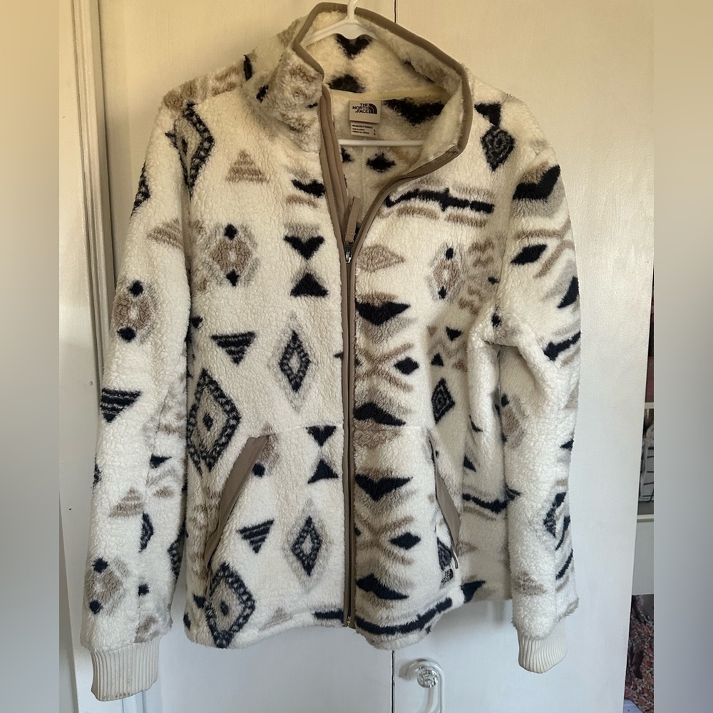 The North Face zip up fleece jacket